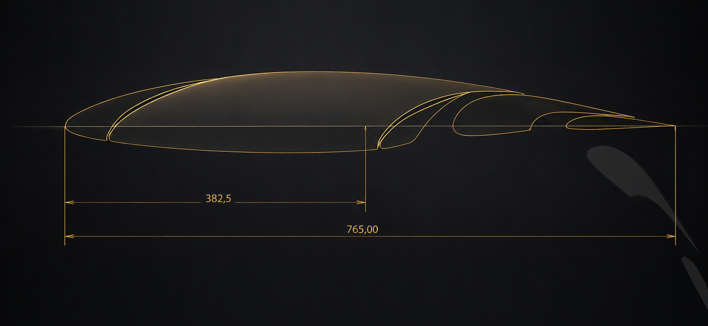Sonicopter aerodynamic high-lift model