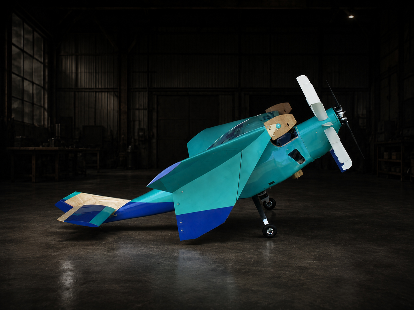 Sonicopter experimental VTOL aircraft